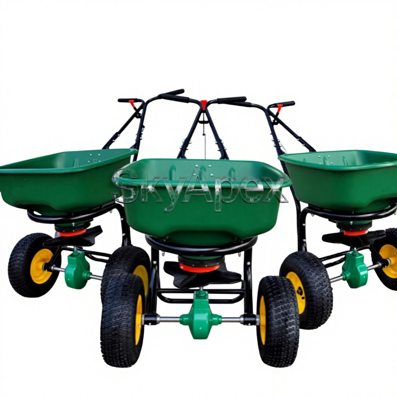 Grass Seed Spreader - Ручная роторная сеялка-разбрасыватель для равномерного внесения