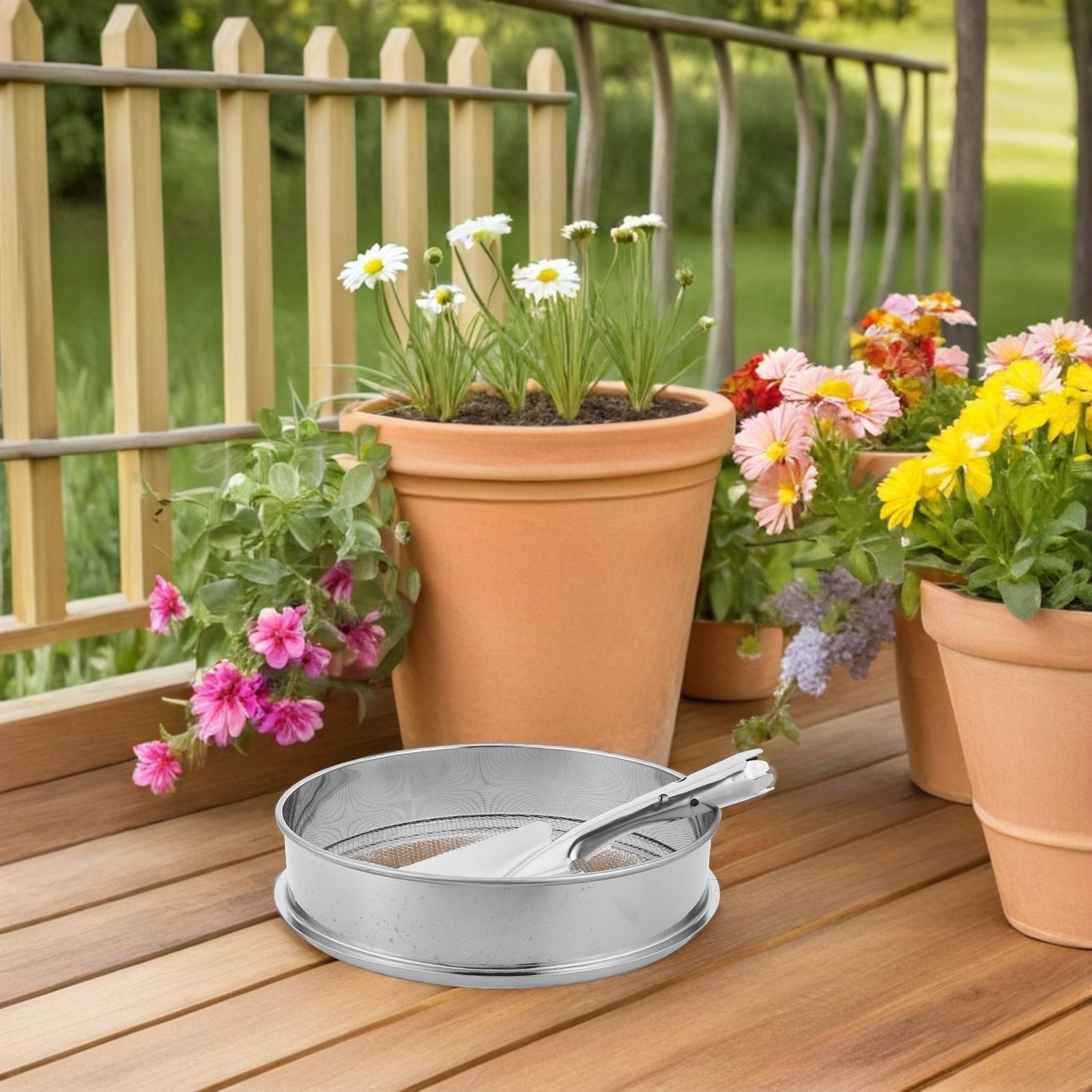 Garden Sieve Soil - Набор из 1 шт. круглого сита
