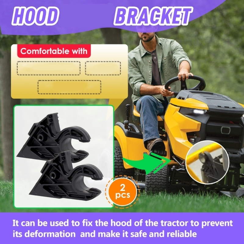 Gardening Tools List - 2 комплекта шарнирных кронштейнов крышки двигателя