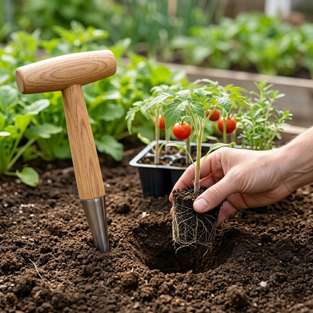 Gardening Tools For Digging - Садовый инструмент-диггер с деревянной ручкой для