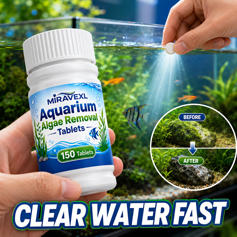 Aquaponics Fish Tank - Таблетки MIRAVEXL 150 для удаления водорослей