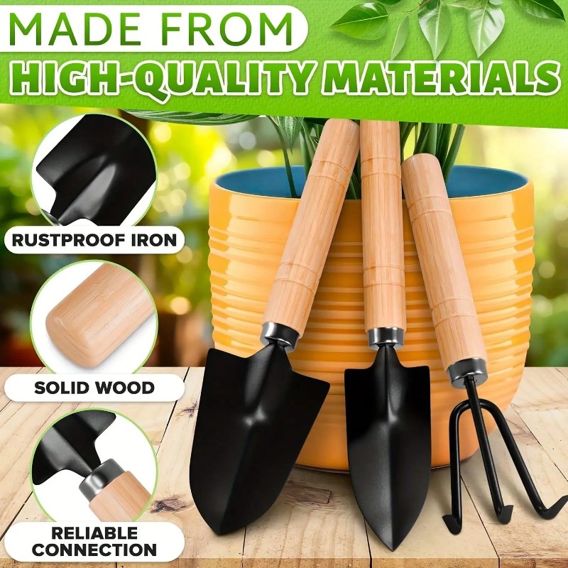Gardening Tools Shop - Набор из 3 мини-инструментов для садоводства