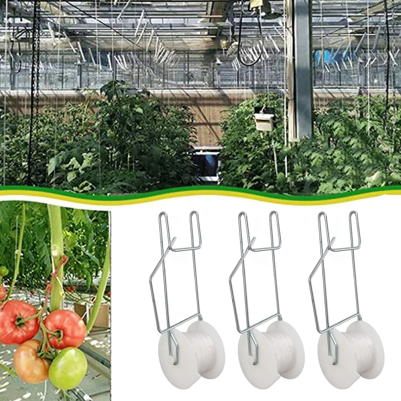 Gardening Tools Essential - 6-50 шт. крючков для поддержки томатов,