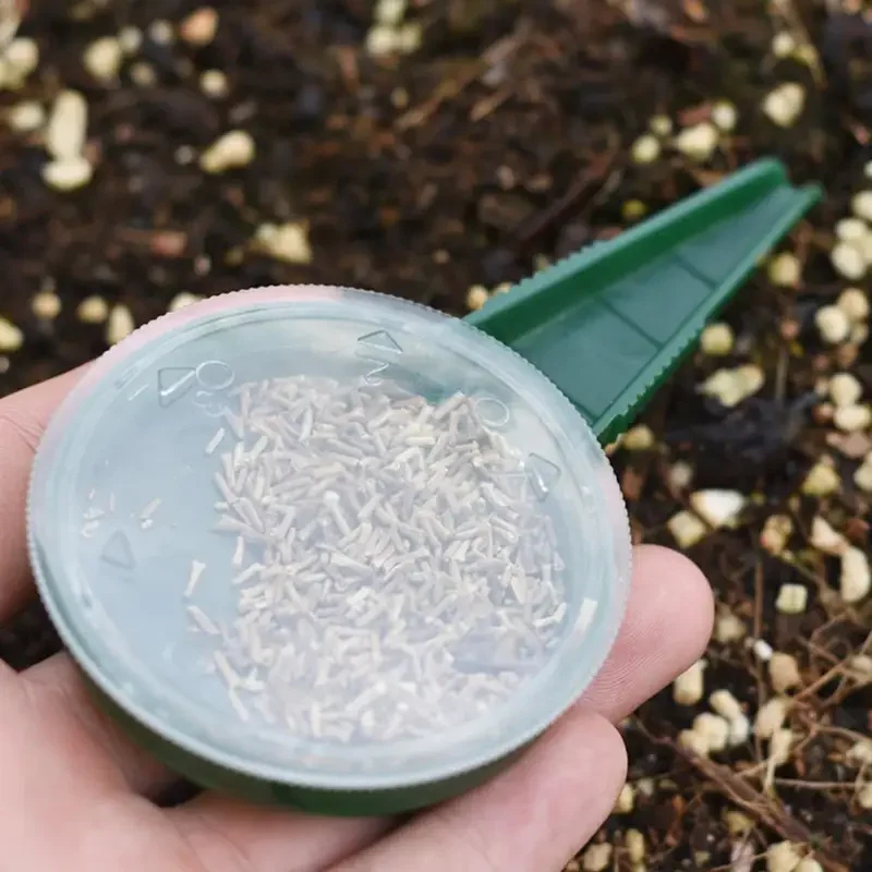 Grass Seed Spreader - Регулируемая ручная сеялка-дозатор для семян растений,
