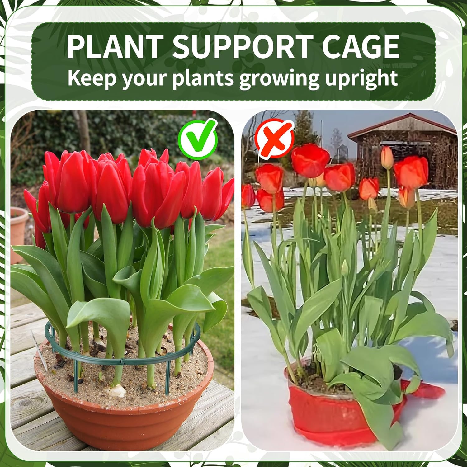 1/16 шт. Подпорка для растений – обзор и цена Plant Support Stake