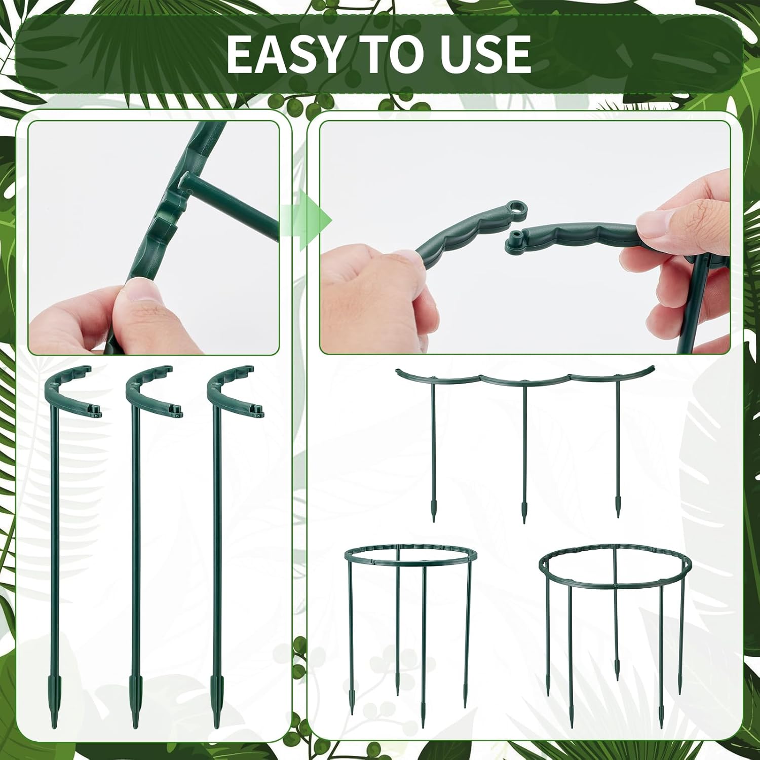 1/16 шт. Подпорка для растений – обзор и цена Plant Support Stake
