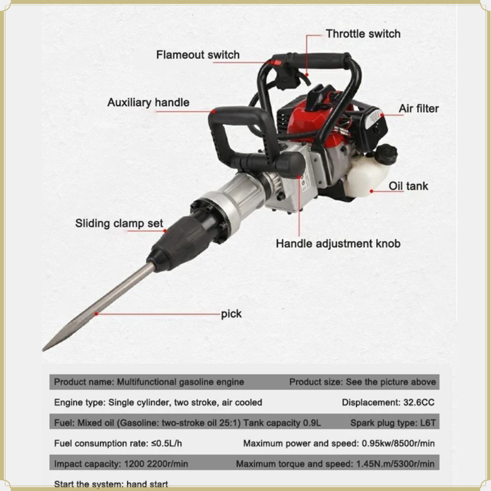 Многофункциональный 2-тактный  – обзор и цена Gardening Tools For Digging