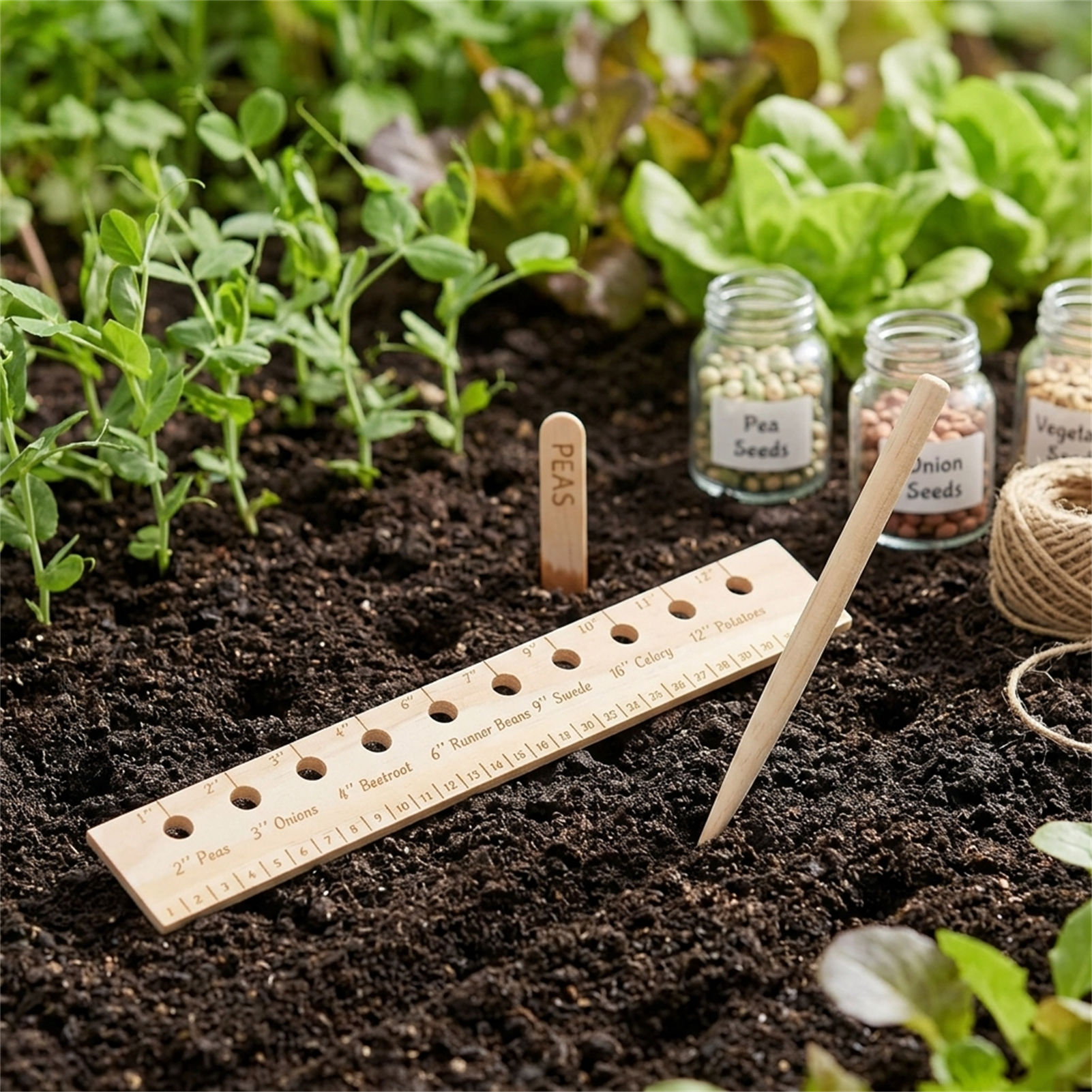 Прочный деревянный измеритель  – обзор и цена Gardening Tools For Beginners
