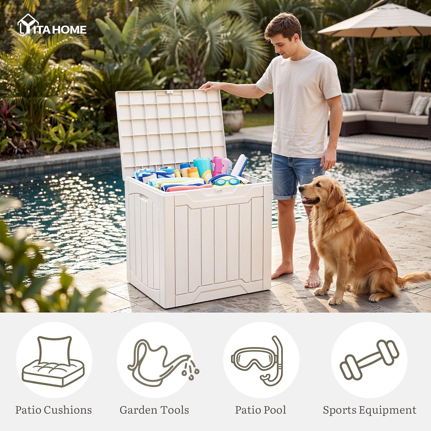 Набор из 2-х запираемых уличны – обзор и цена Gardening Tools Box