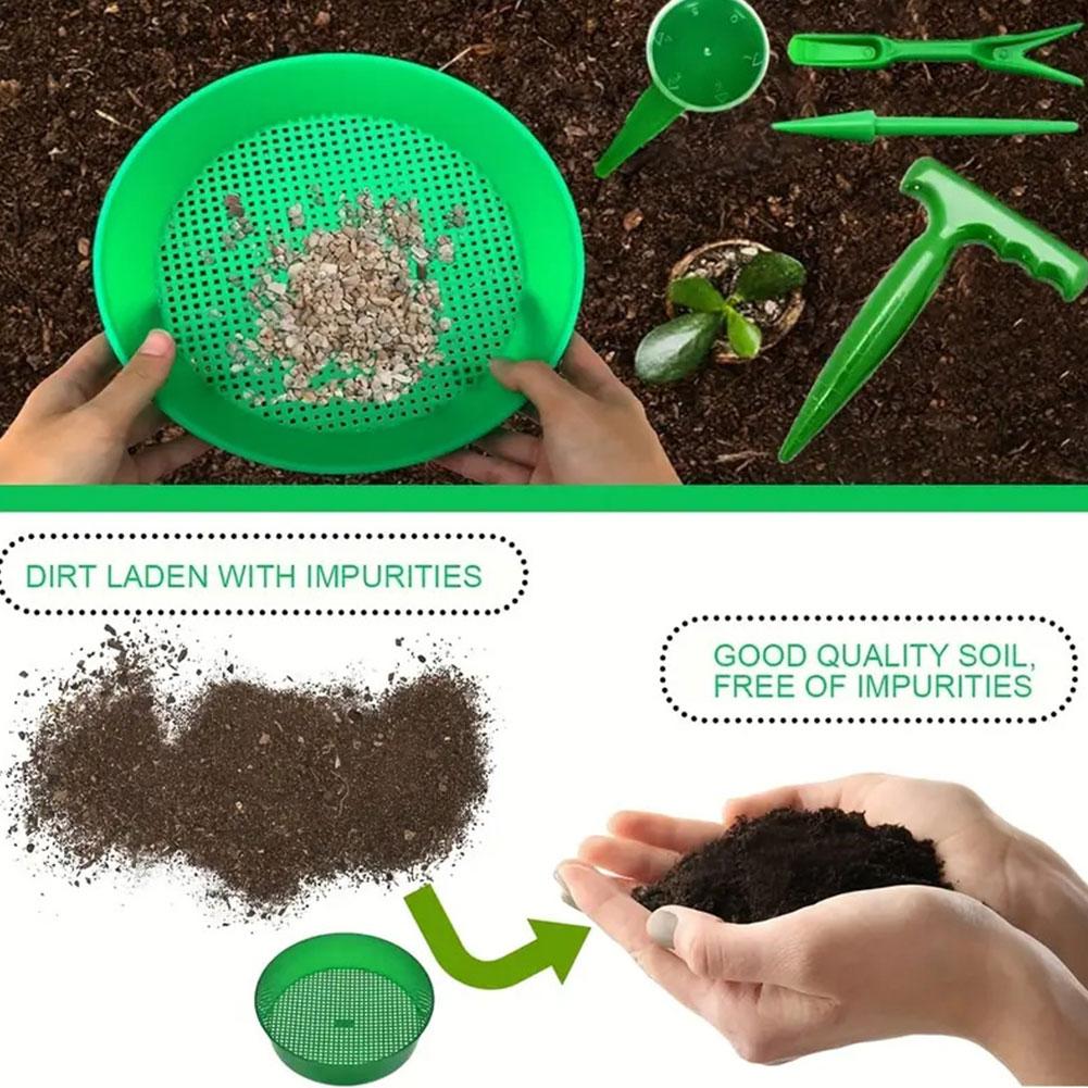 1 шт. Новое пластиковое сито-ф – обзор и цена Garden Sieve Soil