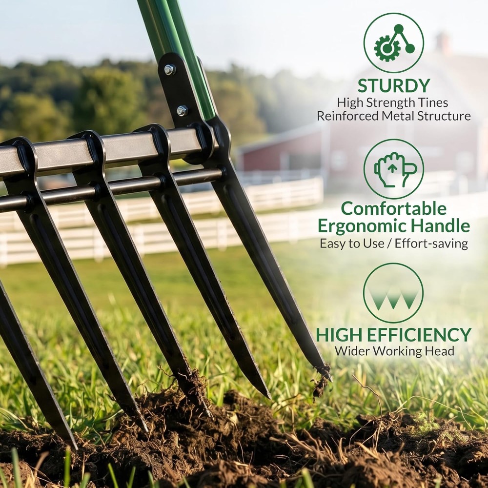 Прочные садовые вилы с 5 зубья – обзор и цена Gardening Tools For Digging