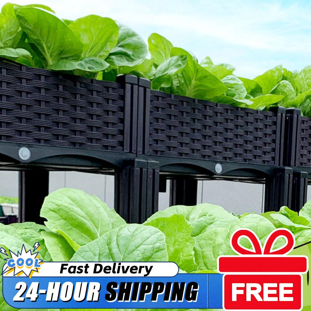Пластиковый приподнятый грядок – обзор и цена Gardening Tools Box